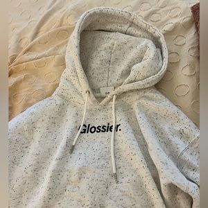 rare glossier terrazzo hoodie - size medium Excellent condition!